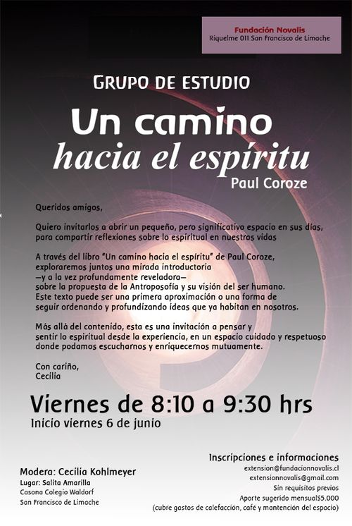 Grupo de estudio "Camino hacia el espiritu"  de Paul Coroze