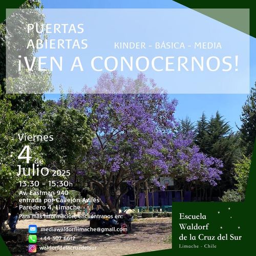 Puertas abiertas Escuela Waldorf de la Cruz del Su
