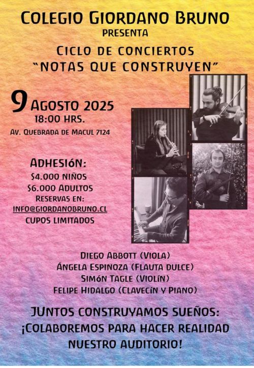 Ciclo de Conciertos "Notas que construyen"