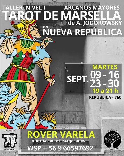 1er. Taller Evolutivo de Tarot de Marsella, A. Jodorowsky: ✦Arcanos Mayores✦