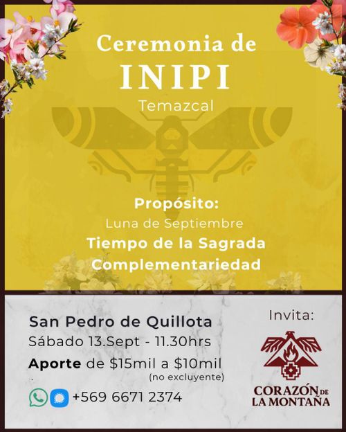 Ceremoniande Inipi (temazcal)