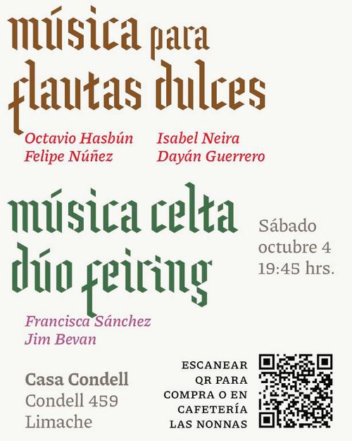 Concierto flautas dulces y música celta