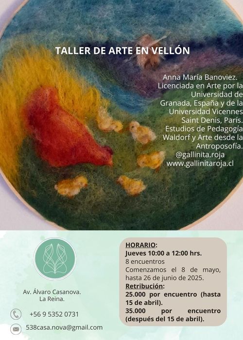 Taller de arte en vellón