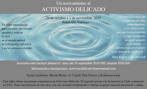 Taller "Un Acercamiento al Activismo delicado"
