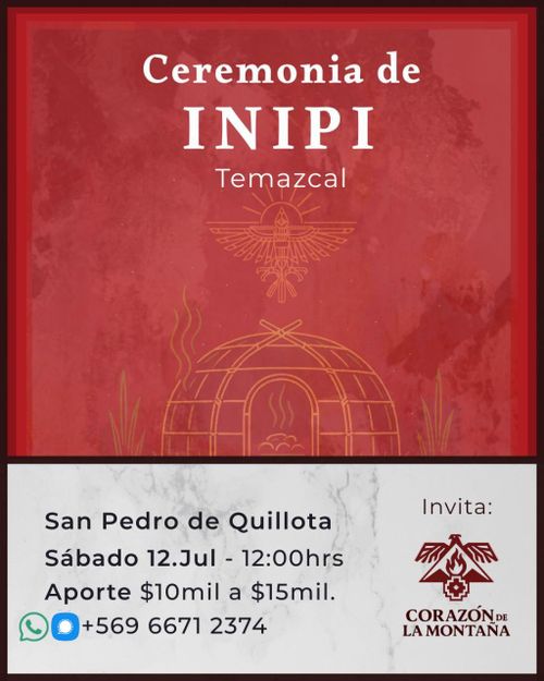 Ceremonia de Inipi (temazcal)
